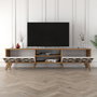 Hanah Home Soporte para TV Nogal y Blanco
